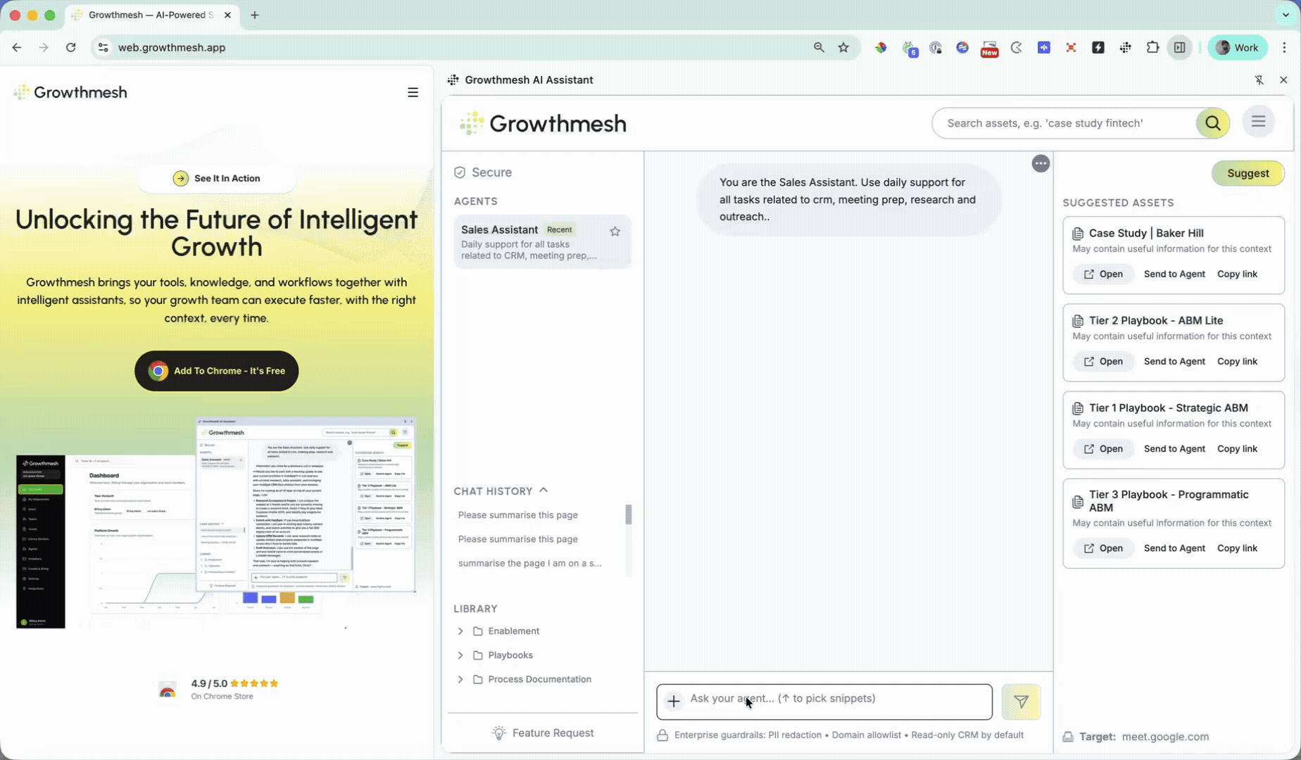 Growthmesh Account & Contact Research