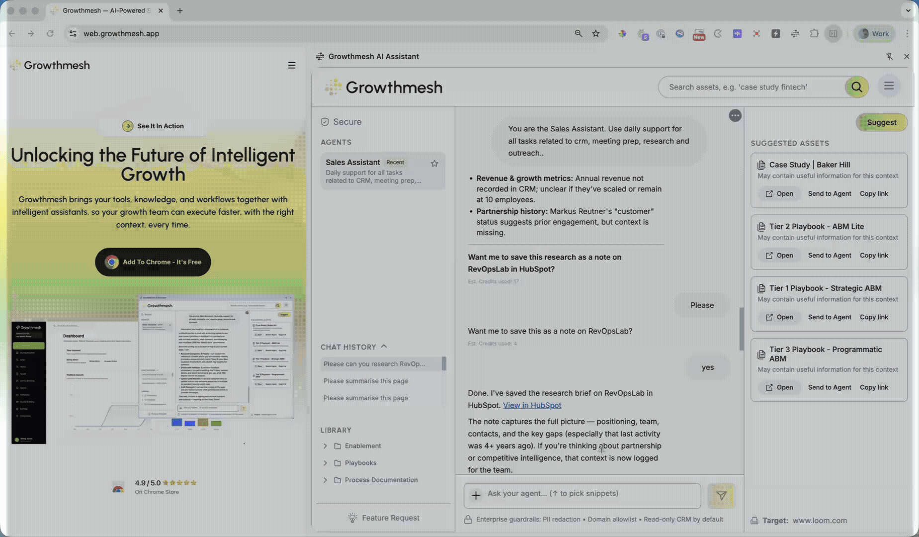 Growthmesh CRM Integration